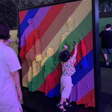 입체 핀 스크린 아프 손도장 모양 찍기 놀이 교구, O, 1개