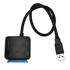 2.5" 인치 SSD HDD SATA III 하드 드라이브 디스크 변환기용 to USB 3.0 어댑터 케이블 (UASP 지원 12V 전, 기타