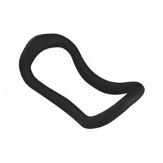 吸貓室 瑜珈環 瑜珈魔力圈 瑜珈伸展圈 普拉提圈 皮拉提斯 瘦小腿 小腿按摩 肩頸按摩 筋膜 瑜珈, 黑（送收納袋）, 1個