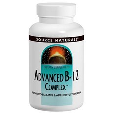 SOURCE NATURALS 綜合B-12錠 5mg, 1個, 60 件