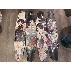 戰翼長板 小栗子 雨墨 陸地衝浪板 板面 全套, 如圖所示, 1個