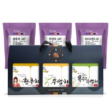 [본사직영] 다예 100%국산 건강한 팔방미인 3종 황후차+우엉차+옥수수수염차 선물세트, 1세트, 72개입