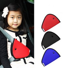 아가프라 유아 안전벨트 어린이 안전벨트커버 목 쓸림방지, 레드