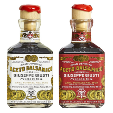 주세페주스티 모데나 발사믹 식초 2개 선물세트(클라시코 2메달+리카르도 3메달), 500ml