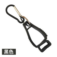 多功能防丟手套夾, 1個, 金屬手套夾黑色10個, 黑色