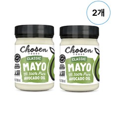 Chosen Foods 초슨푸드 키토 ( Keto) 100% 아보카도 오일 베이스 클래식 마요 355ml x 2개