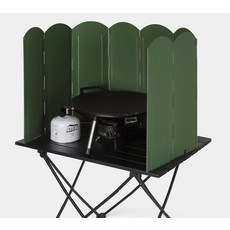 엠다인 가스렌지 가림막 가스레인지가림막, 바람막이(그린 40cm)