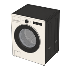 LG 트롬 AI 오브제컬렉션 세탁기 25kg 1등급 방문설치, 네이처 베이지, FX25EFE