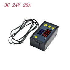 디지털 온도 조절 LED 디스플레이 온도 조절기 가열 및 냉각 제어 기기 W3230 AC 110-220V, [02] DC 24V 20A, 02 DC 24V 20A, 1개