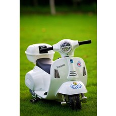 전동스쿠터 오토바이 생일선물 그린 붕붕카 + 민트 경찰 선물 스쿠터 자동차 전동오토바이, 단일 구동, 1개, 화이트 A