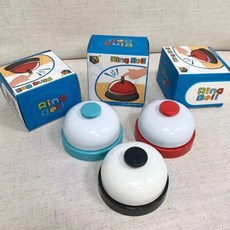 桌遊鈴鐺E6J 金屬鈴鐺 遊戲按鈴 動物腳印 鈴鐺 手按鈴 桌遊 配件 7.3*4.5cm 提醒鈴 點鐘鈴, 黑色【彩盒】橘標, 1個