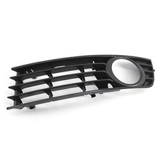 미들 센터 그릴 프론트 범퍼 포그 라이트 커버 아우디 A4 B6 2001-2005 표준 8E0 807 681 682 64, 4)1Pcs Left Grille