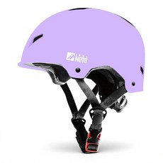성인용 스케이트보드 헬멧 - 조절 가능한 인증 안전 성인용 헬멧 스케이트보드 자전거 자전거 스쿠터 사이클링 스케이트 스케이팅 멀티스포츠 헬멧 여성 남성 남아, 바이올렛