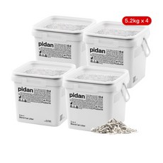 pidan 3-in-1 混合貓砂, 1個, 4桶組, 5.2kg, 無香
