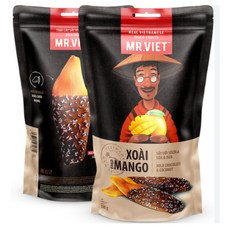 Mr. Viet 밀크초콜릿 & 코코넛 말린 망고 3개 한 세트 100g, 1개