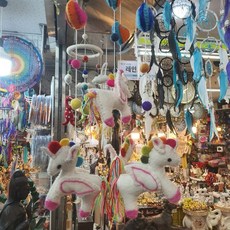 모빌 유니콘 공룡 하트 펠트 장식