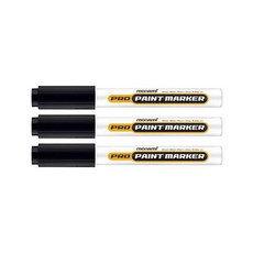 [티이디몰 2+1] 모나미 프로 페인트 마카 2mm 3EA, 3개, 검정