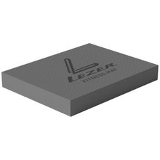 LEZER 健身墊 TPE高密度防滑瑜珈墊, 深灰色