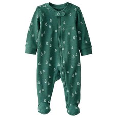 Little planet by carter's Baby Sleep and Play 유기농 면으로 제작 초록색. 6개월