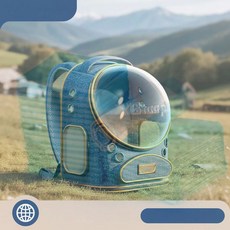 YBTOO PET 全景雙肩寵物背包，酒紅色太空艙外觀, （全景居家淡藍色）墊子便攜用,.0公斤內肥貓（無憂與愛寵共度休閒時光）, 1個