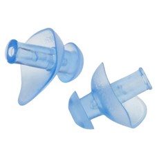 SPEEDO 矽膠耳塞 防水耳塞 成人耳道防護 游泳/潛水/泳池必備, 1個, 成人耳塞 Ergo 藍