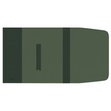 소이믹스 러브썸 가죽 멀티 북커버 M+ 북마크 세트, 딥그린, 1세트