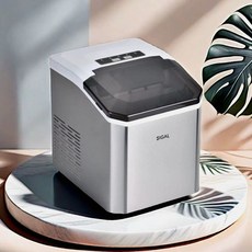 소형업소용제빙기 대용량 아이스메이커 미니 소형, C. 메탈 럭셔리 모델적외선 감지 크고 작은 얼음 자동