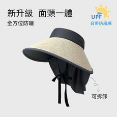 大帽簷遮陽帽 遮臉防紫外線太陽帽