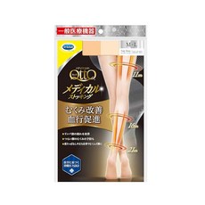 일반의료기기 메디큐토 착압 스타킹 부종 개선 혈액순환 촉진 메디컬 스타킹 누디베이지 M-L