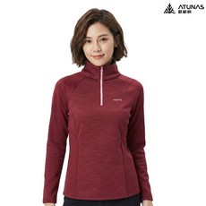 歐都納ATUNAS 女SOLAR-FLEECE保暖長袖拉鍊衫
