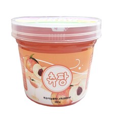 츄팡 복숭아 팝핑보바 국내산 380g, 4개