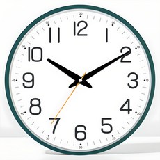 메르헨몬드 국산 마스터 인테리어 무소음 벽시계 30.5cm, 그린