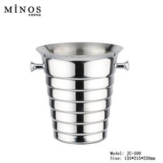 얼음통 아이스버킷 얼음 구리 사케 아이스 칠링, I. 손잡이 얼음통 JC500