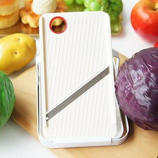깔끔한 채칼 1P 샐러드 양배추 슬라이서 채썰기 주방, 1개, 상세페이지 참조