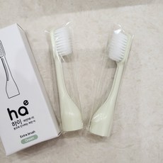 하이 전동 칫솔 리필모 2개들이 리필용 칫솔모, 화이트(White_흰색), 1개