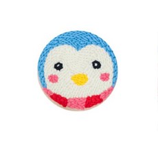 키밍 손쉬운 펀치 니들 자수 패키지, 1개, 펭귄