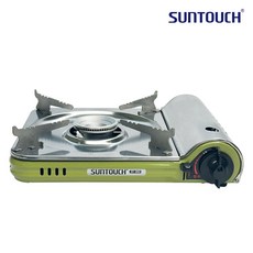 썬터치 휴대용가스렌지 ST-303, 연두색