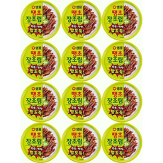 샘표 땡초장조림 캠핑 반찬캔, 90g, 12개