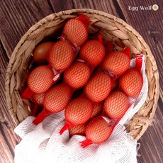 에그웰 무항생제 구운계란 맥반석 훈제란 3구포켓 망사계란, 10개, 3구