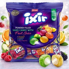 엘반 익슬 캔디 165여개 대용량 사우어가루 필링, 1개, 800g