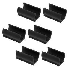 가구 및 트램펄린 폴을 위한 미끄럼 방지 패드 의자 다리 바닥 보호 소음 감소를 U자형 플라스틱 캡 50-.56인치 크기