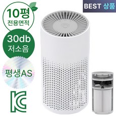 수앤홈 수피아 공기청정기 미니 원룸형 차량용 여행용, 화이트