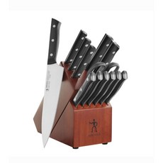 ZWILLING J.A. HENCKELS 底座自磨刀 刀具14件組 棕色，自磨刀設計，輕鬆處理食材，廚房必備, 1個