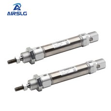 AFR ISO 공압 실린더 C85 에어 실린더 표준 더블 액팅 싱글 로드 CD85N 보어 8 10 12 16 20mm 스트로크 10-200mm, [01] C85N10, [04] 50mm stroke, 1개