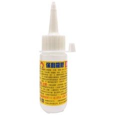 巨倫 保麗龍膠 30ml A-1003 透明萬用膠 快速黏合 手工藝DIY, 1個
