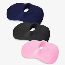 쿠션 도넛 방석 메모리 기능성 꼬리뼈 폼 도넛방석 도너츠방석 기능성방석, 1개, 블랙