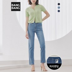 뱅뱅 여성 썸머 라이크라 스트레치 데님 3종택1 2520186