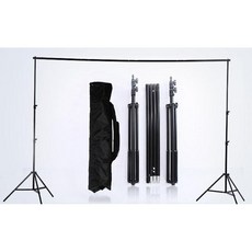eYe攝影 伸縮背景架 200x200cm 攝影棚 外拍兩用 兩米燈架 榫接式橫桿 快速拆裝 附背袋, 1個