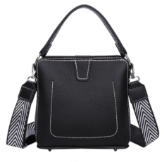 NICKKIM 닉킴 가죽 가방만들기 DIY 가죽공예 키트 토트백 크로스백 퀼트 가방 손바느질 패키지 집콕 취미 생활 선물, 블랙 01(NM백), 1개