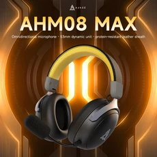 Ajazz AHM08 MAX 헤드폰 3 모드 Bluetooth 무선 게임용 PC에 적합한 저 대기 시간 E-스포츠, 03 Black